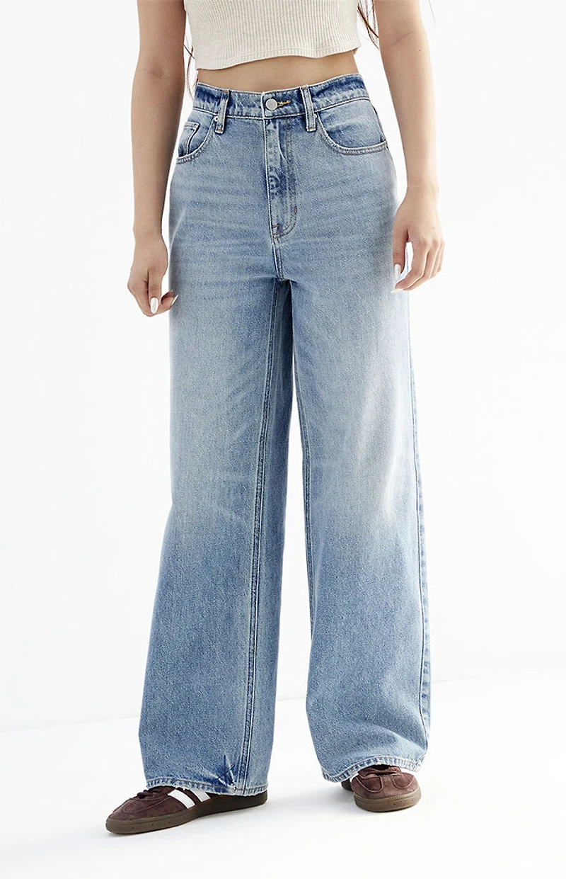 Pacsun Cali Baggy Boyfriend Jeans Medium Indigo