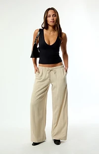 Pacsun Alisa Linen Pull-On Baggy Pants
