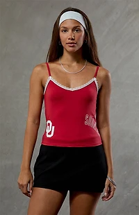 WILD COLLECTIVE Oklahoma Sooners Lace Cami
