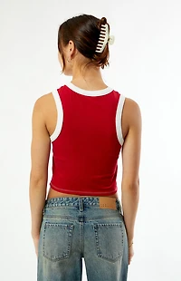WILD COLLECTIVE x Pacsun University of Oklahoma Sooners Cropped Tank Top