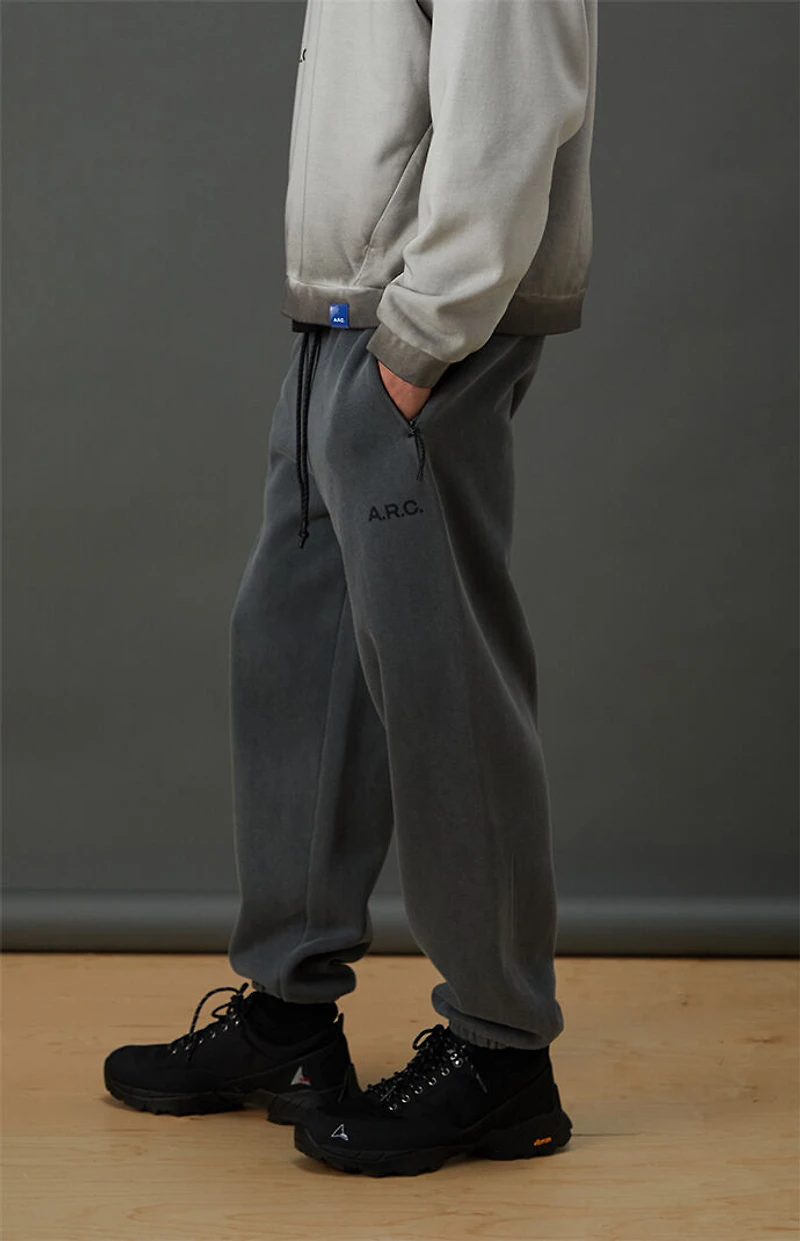 A.R.C. Black Fleece Jogger Sweatpants