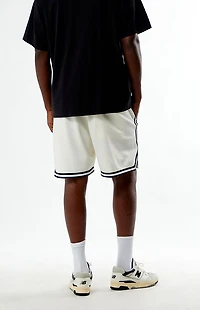 Mitchell & Ness Cream Gameday Mesh Shorts