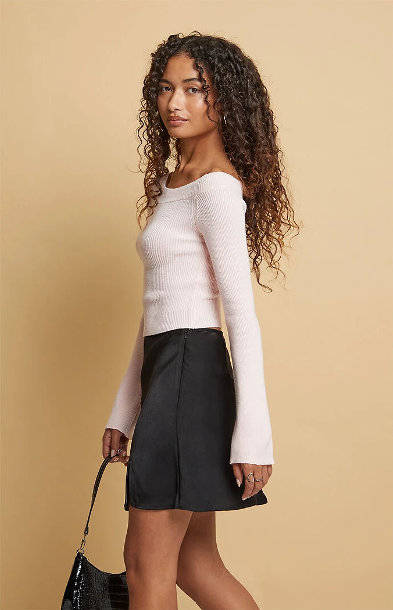 Beverly and Beck Hallie Off-The-Shoulder Sweater