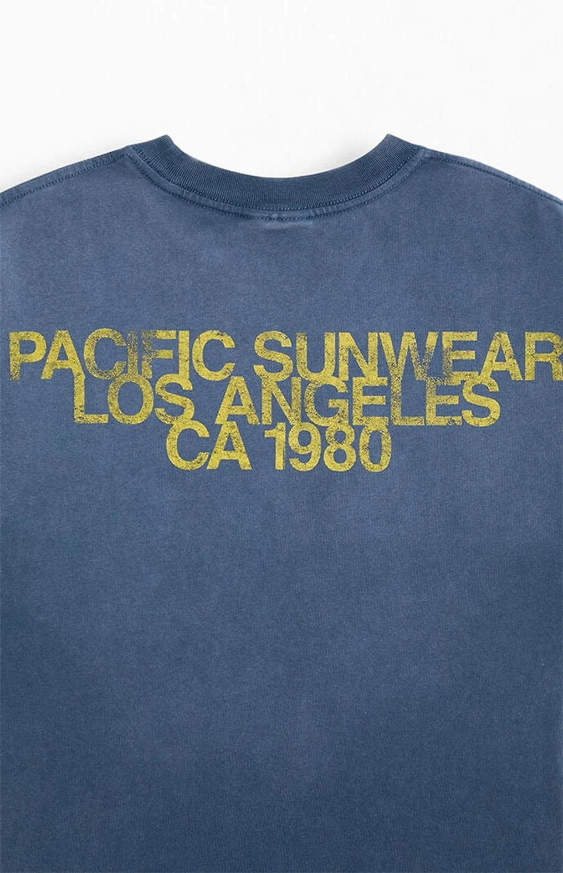 Pacsun Navy Faded T-Shirt