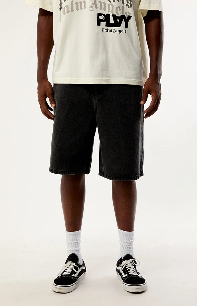 PLAY Palm ANGELS Black Baggy Jorts