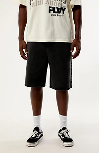 PLAY Palm ANGELS Black Baggy Jorts