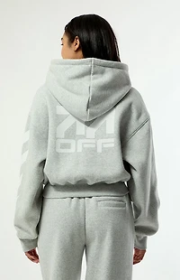 L/AB c/o Off-White Cropped Hoodie