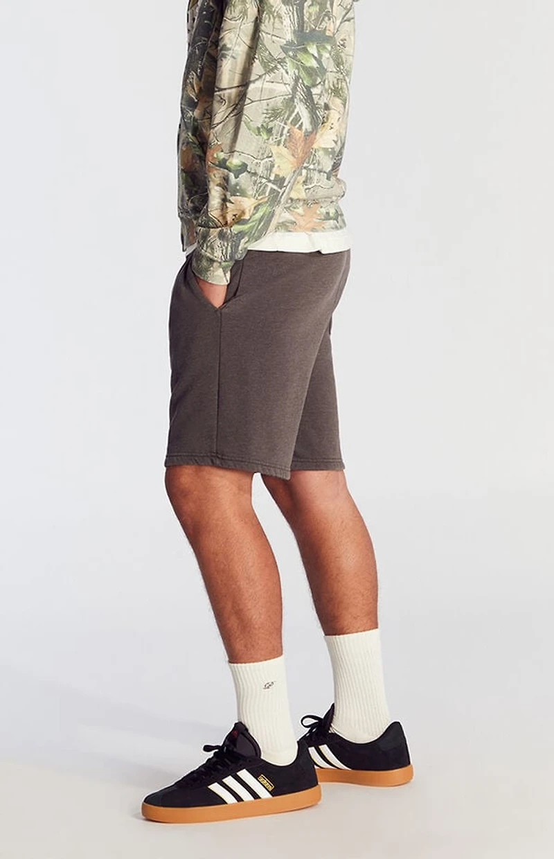 Pacsun Charcoal Fleece Volley Shorts