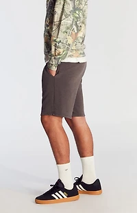 Pacsun Charcoal Fleece Volley Shorts