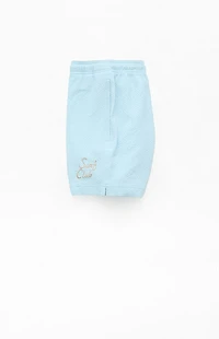 Pacsun Surf Club Seersucker 4.5" Swim Trunks