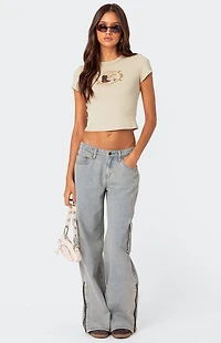 Edikted Andi Low Rise Cargo Jeans