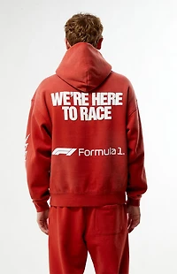 Formula 1 x Pacsun Las Vegas Washed Red Here To Race Hoodie