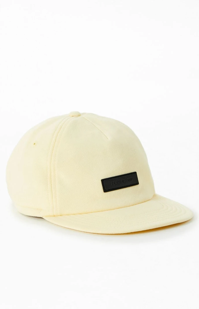 Fear of God ESSENTIALS Garden Yellow Fleece Baseball Hat