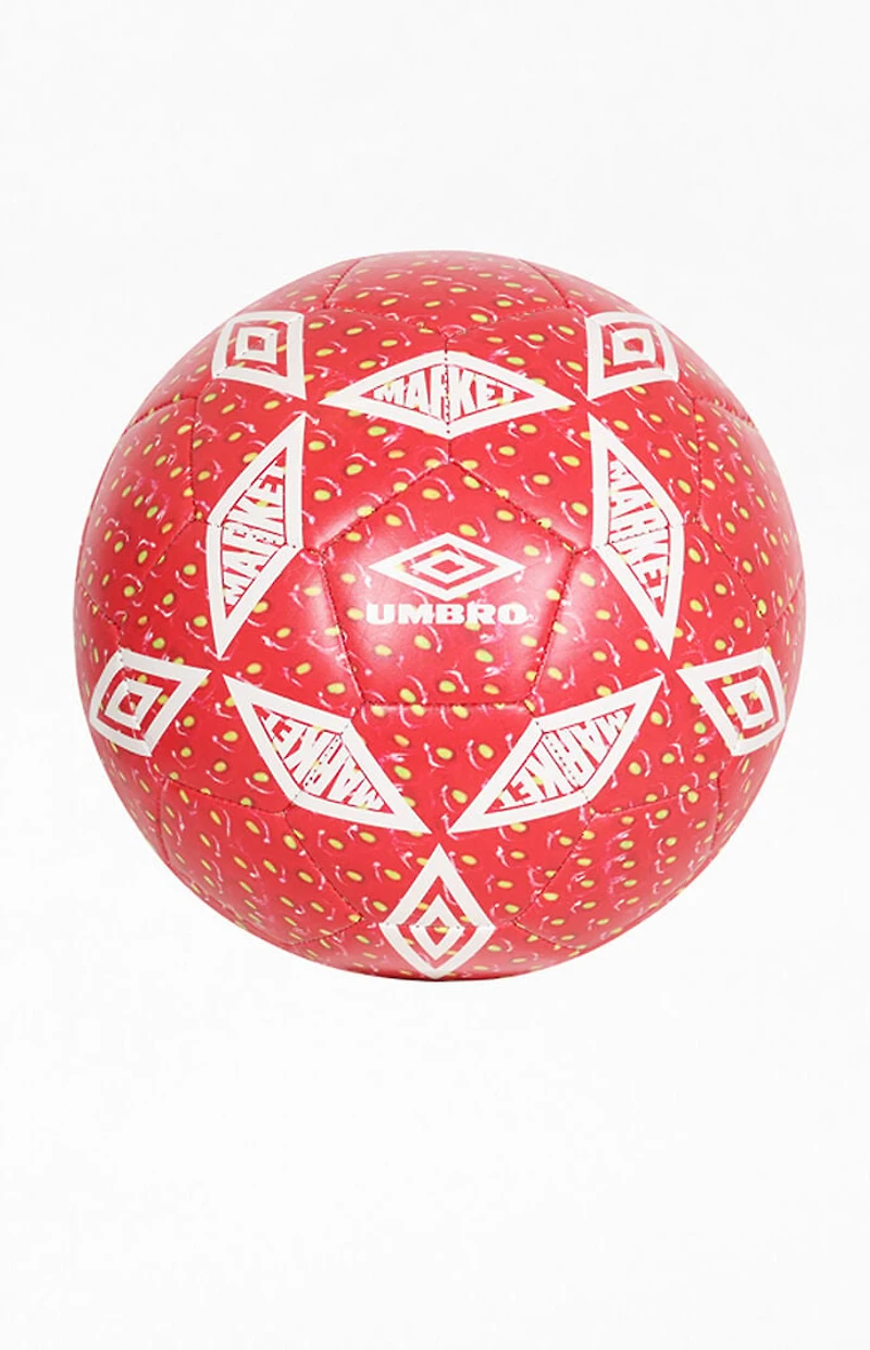 Umbro x Market Studios Red Soccer Ball