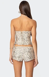 Edikted Wavy Baby Sequin Corset
