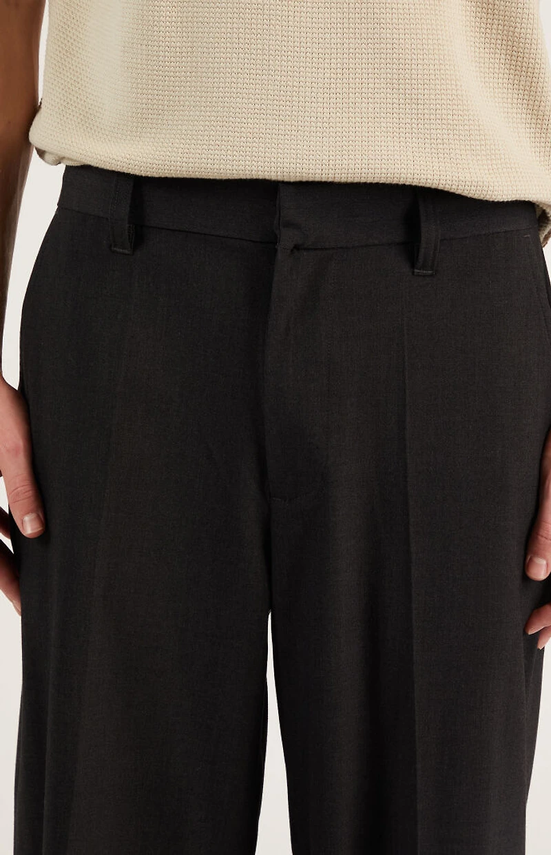 Pacsun Gray Pleated Baggy Trousers