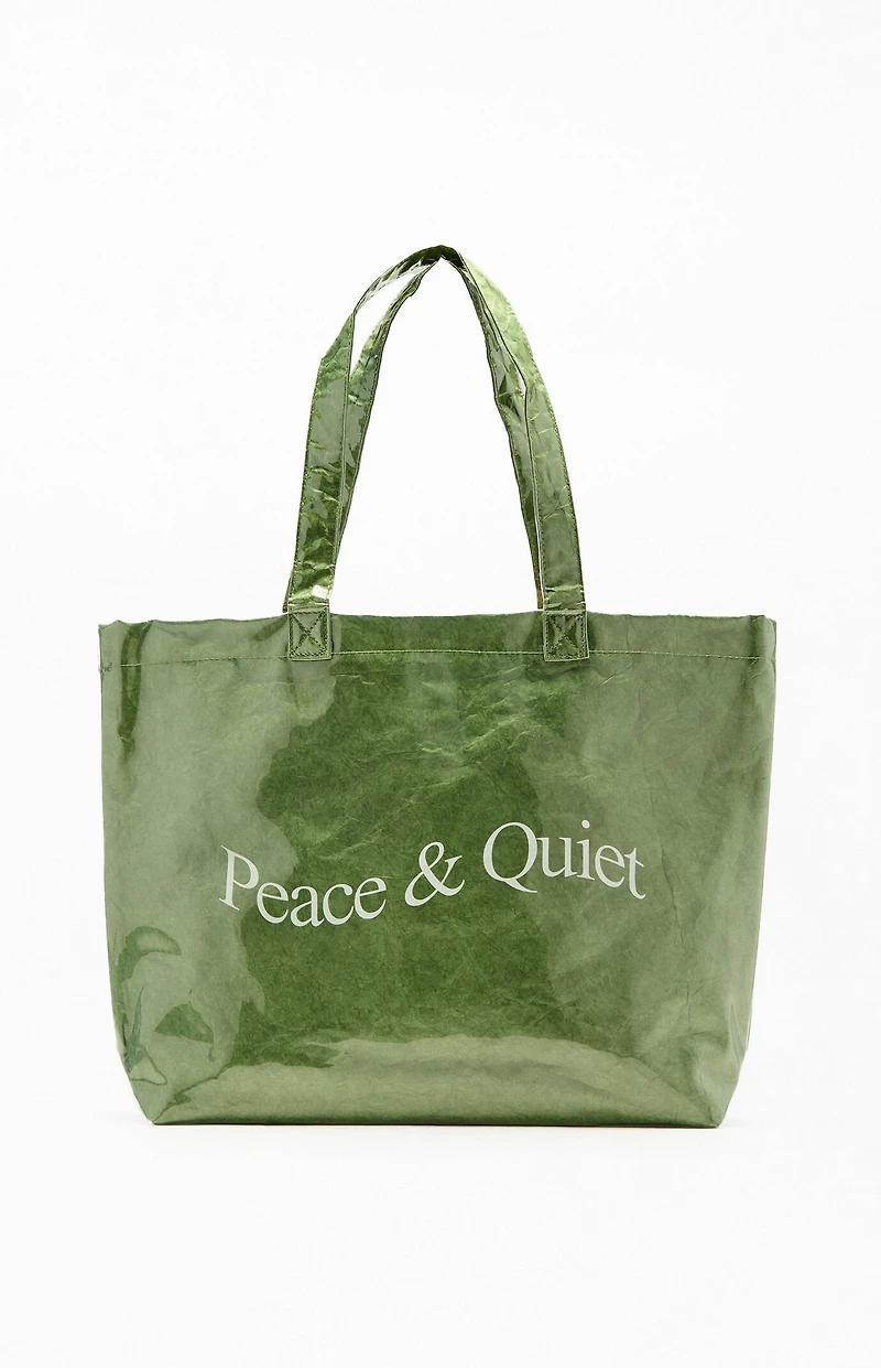 MUSEUM OF PEACE & QUIET Wordmark PVC Tote Bag