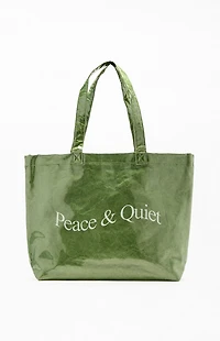 MUSEUM OF PEACE & QUIET Wordmark PVC Tote Bag