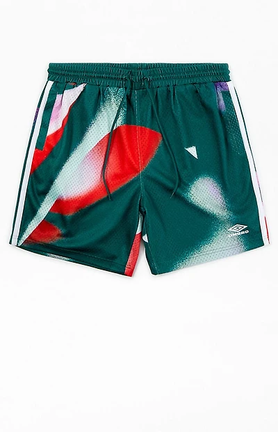 Umbro x PacSun Green Taty Mesh Shorts