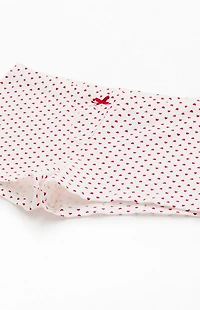 John Galt Heart Print Bow Boxer Shorts