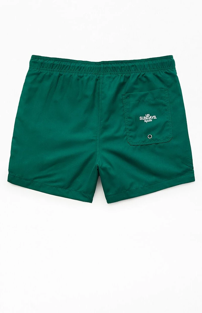 Los Sundays Tequila & Tennis 5" Swim Trunks