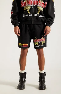 Pacsun Subliminal Fleece Volley Sweat Shorts