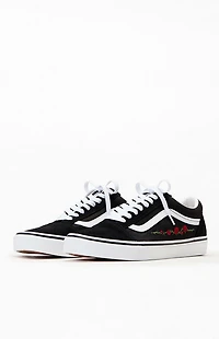 Vans Canvas Rose Old Skool Shoes