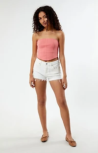 LA Hearts Bridgette Corset Sweater