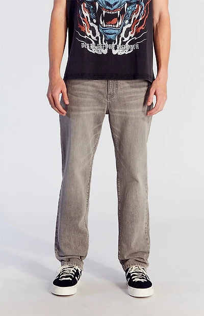 Pacsun Cade Straight Jeans Stretch Gray