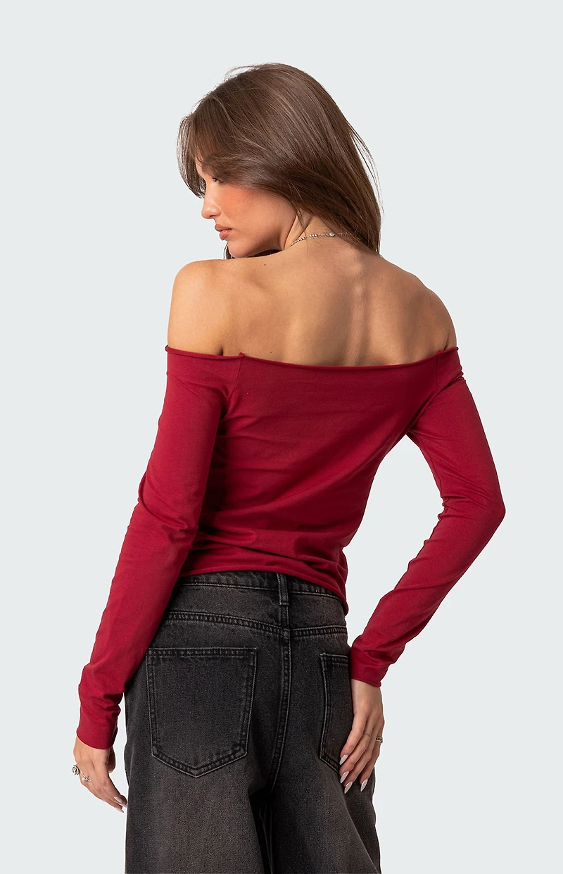 Edikted Baldwin Off Shoulder Top