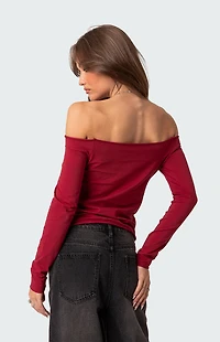 Edikted Baldwin Off Shoulder Top