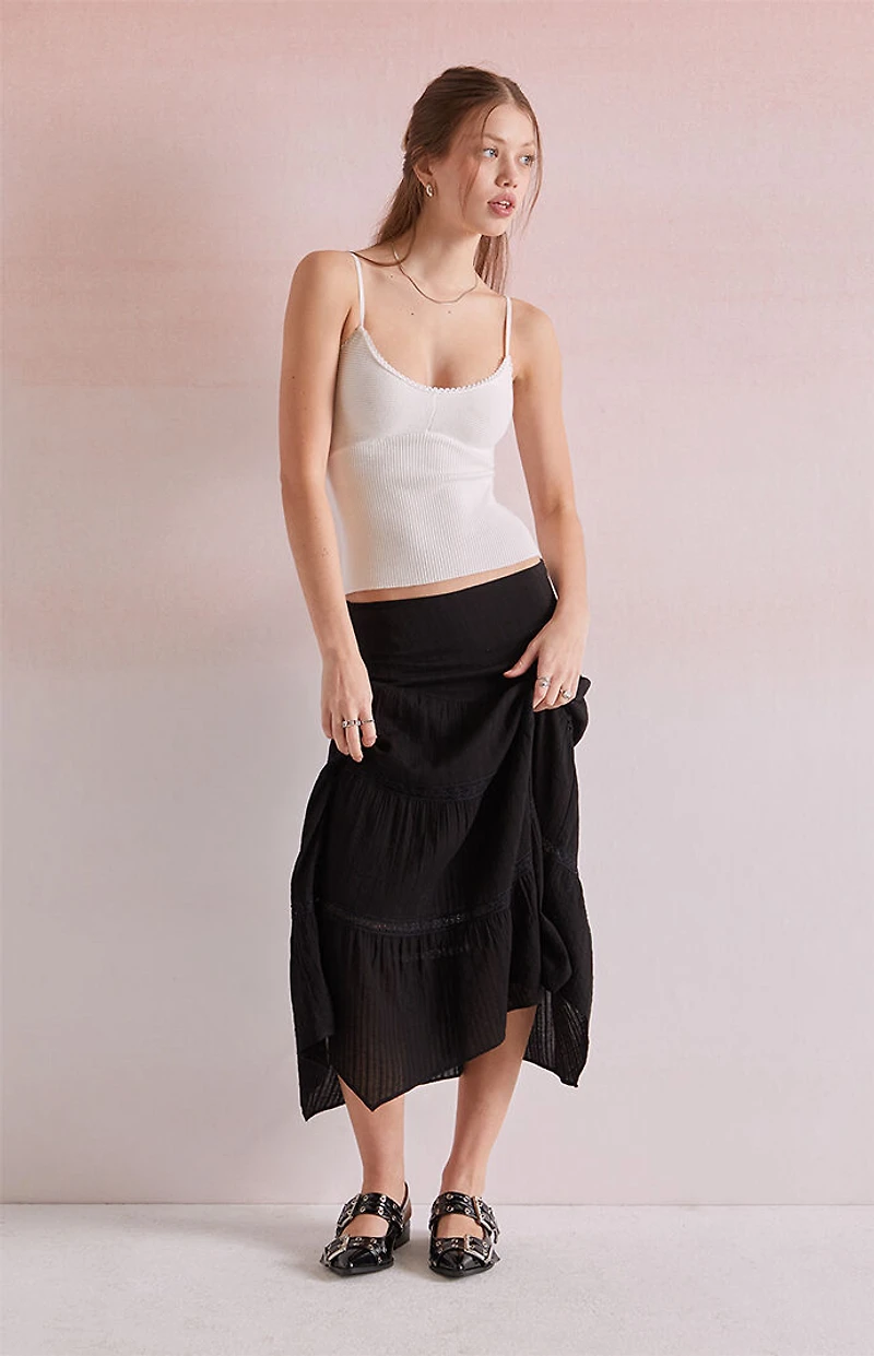 Beverly and Beck Jane Trim Sweater Tank Top