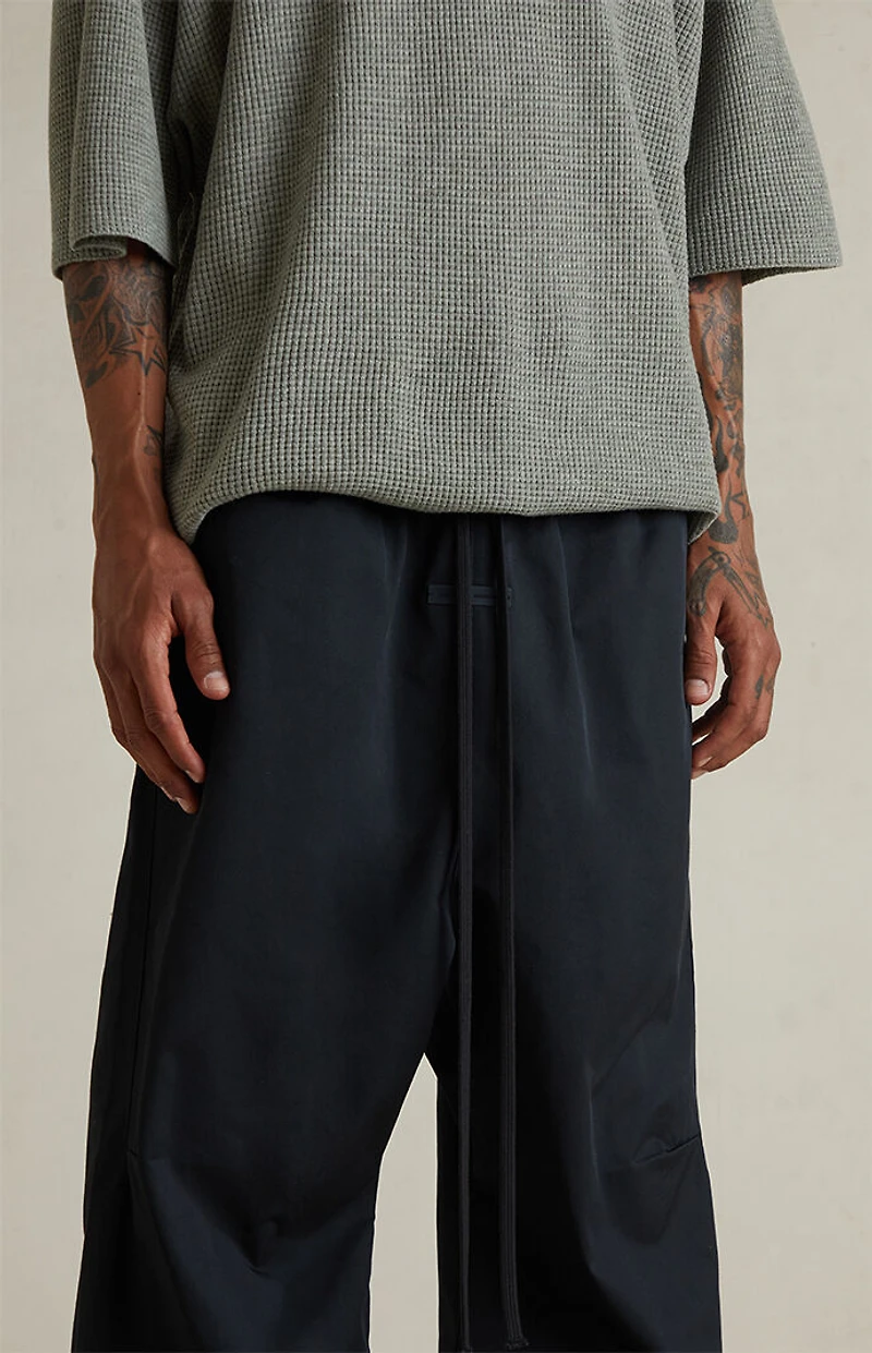 Fear of God ESSENTIALS Jet Black Poly Twill Work Pants