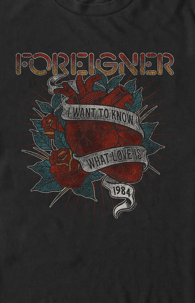 Foreigner Heart What Love Is T-Shirt