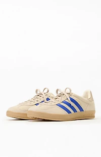 adidas Blue & Tan Gazelle Indoor Shoes