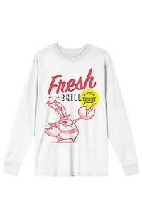 Mr. Krab & The Krabby Patty Long Sleeve T-Shirt