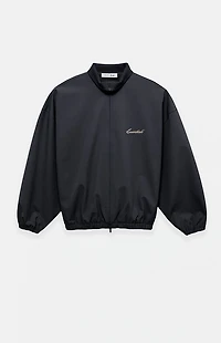 Fear of God ESSENTIALS Vintage Black Signature Full Zip Track Jacket
