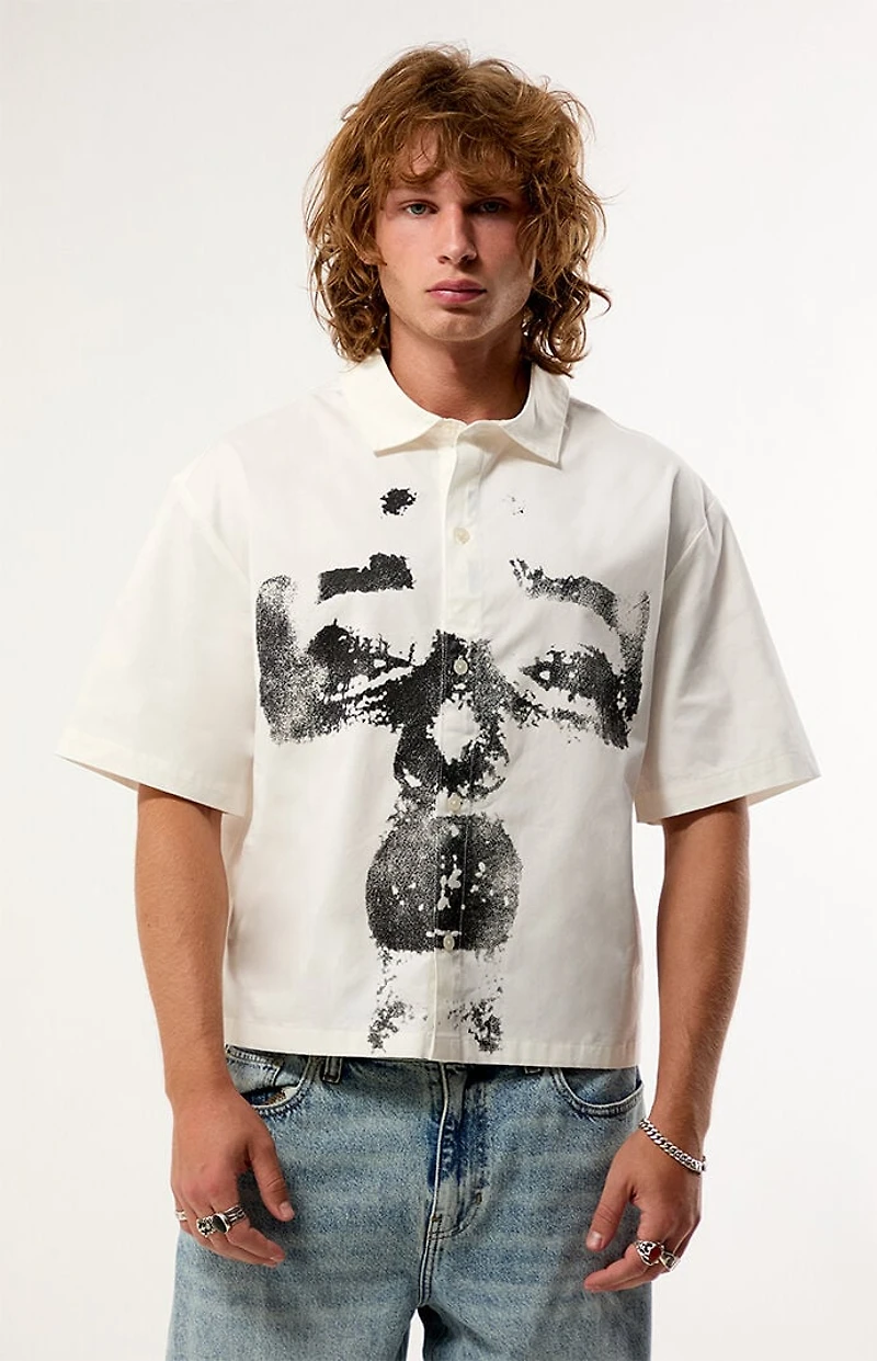 Pacsun Teeth Short Sleeve Shirt