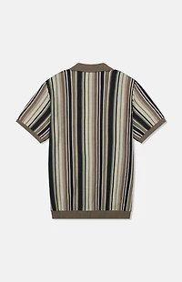 WeSC Polo Vertical Stripe Cardigan
