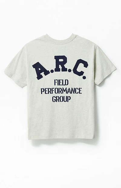 A.R.C. Heather Grey Field Vintage Wash Heavyweight Oversized T-Shirt