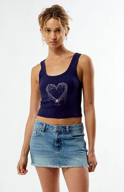 PS / LA Charm Heart Tank Top