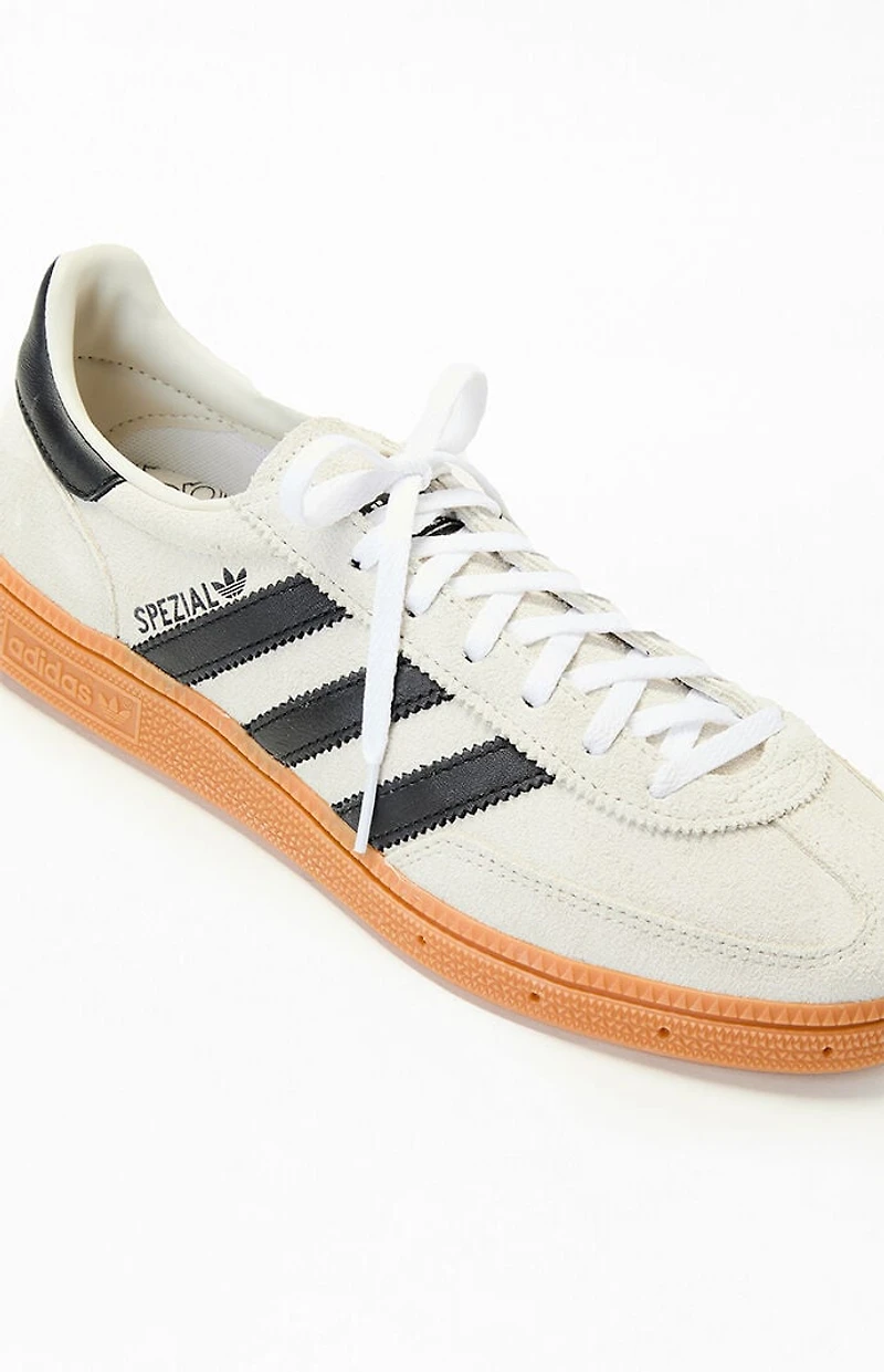 adidas Women's White & Black Handball Spezial Sneakers