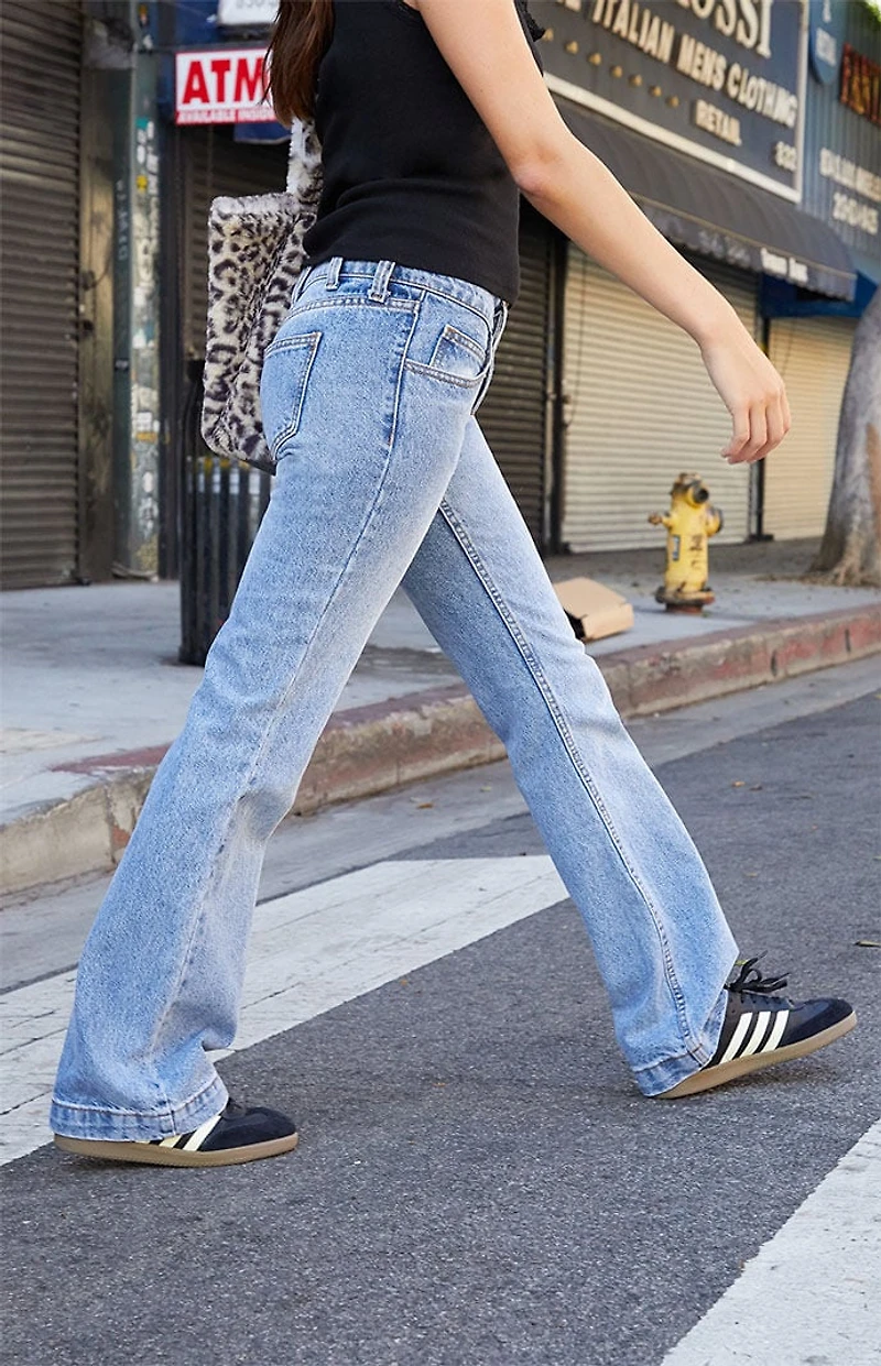 John Galt Light Blue Annie Low Rise Jeans