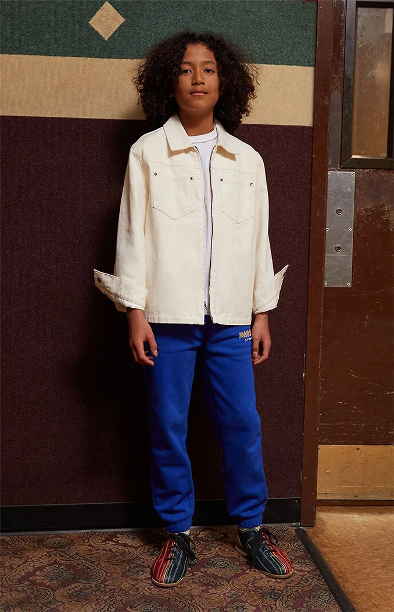 Pacsun Kids Off White Utility Jacket
