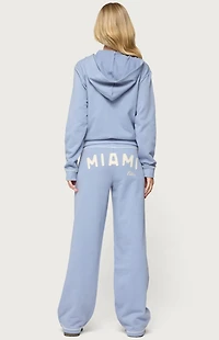 Edikted Miami Babe Zip Up Hoodie