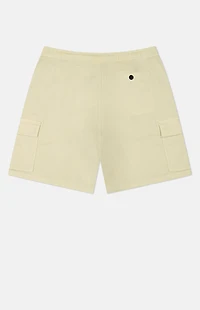 WeSC Cream Utility Cargo Shorts