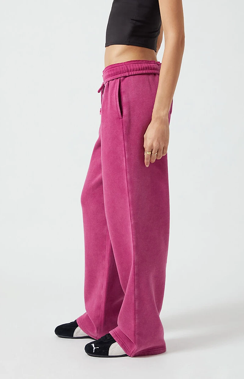Pacsun Core Ultra Soft Fleece Vintage Wash Baggy Sweatpants