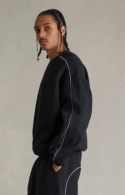 Fear of God ESSENTIALS Vintage Black Active Trace Modern Crew Neck Sweatshirt