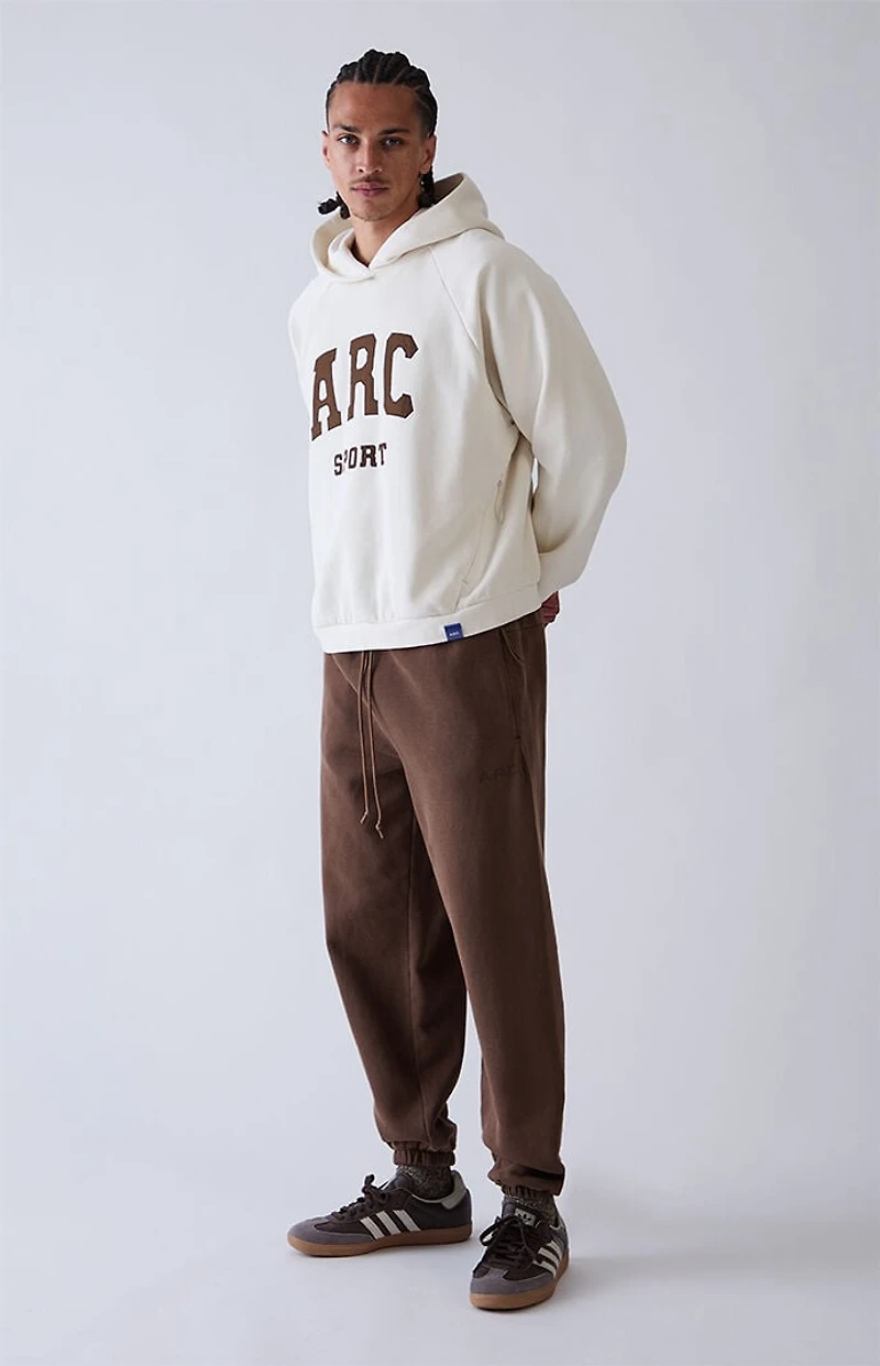 A.R.C. Brown Heavyweight Fleece Jogger Sweatpants