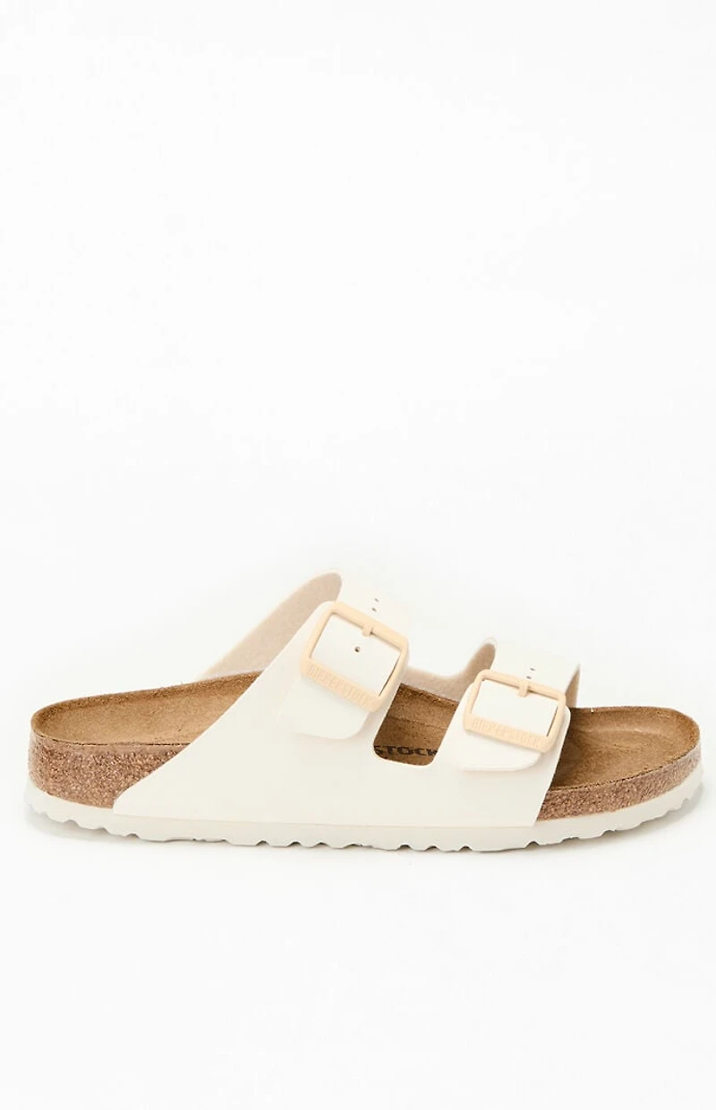 Birkenstock Women's Arizona Slide Sandal Cream